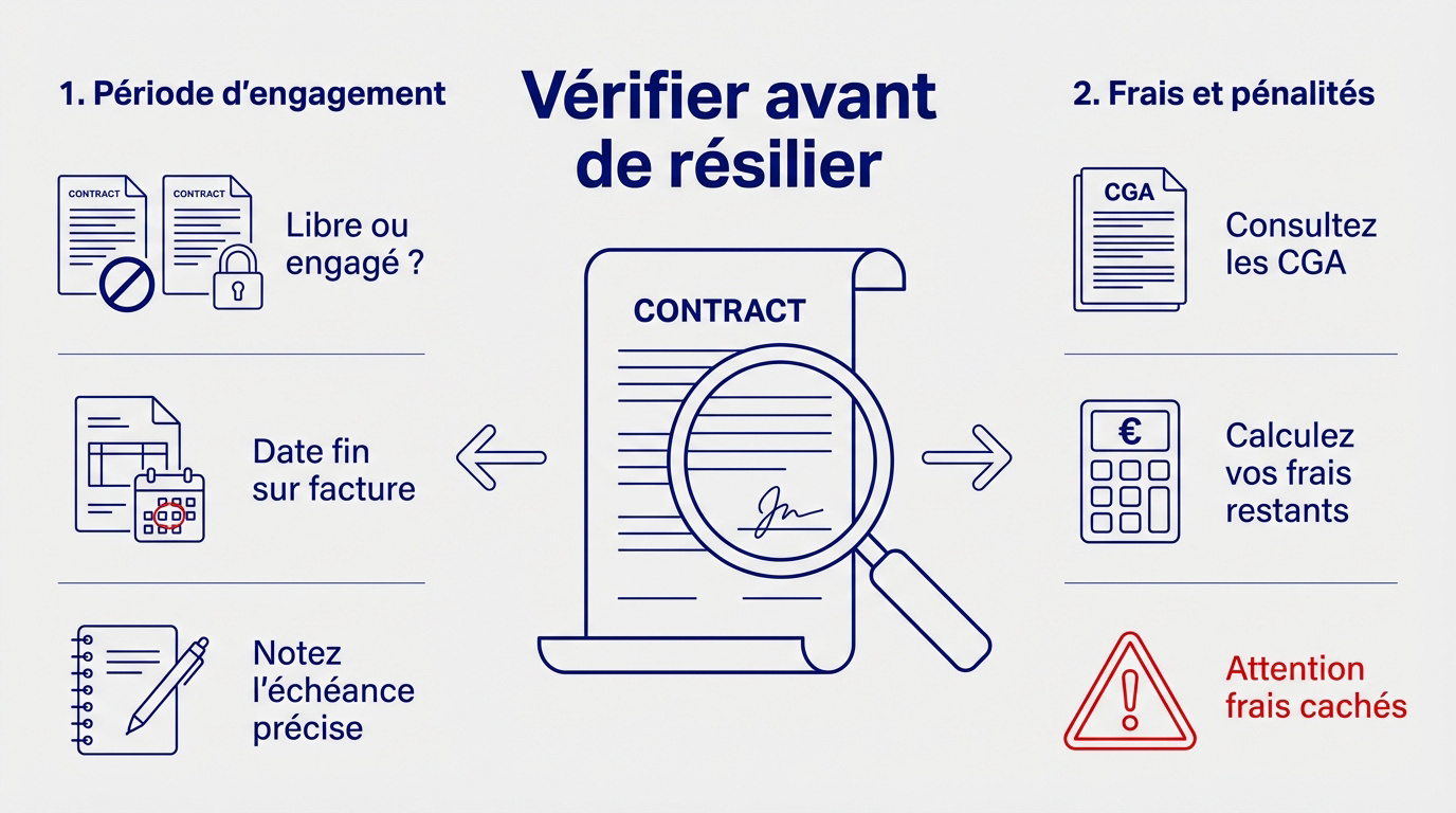 Vérification des clauses contractuelles avant résiliation